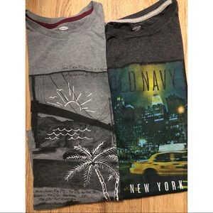 Old Navy Bundle Graphic Tees Size XL 14/16